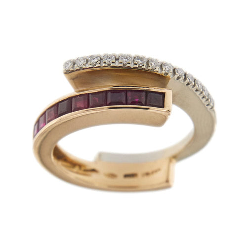 Bague 55 Bague rubis et diamants 58 Facettes 24158