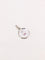 Pendentif Médaille amour Augis ronde Plus qu'hier moins que demain or blanc diamant rubis 58 Facettes J495