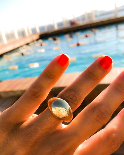 Bague 56.5 Bague chevalière or jaune 18k signée de la maison Chaumet 58 Facettes 1