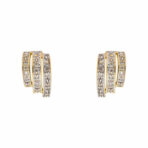 Boucles d'oreilles Boucles d'oreilles  Or jaune, Or blanc Diamant 58 Facettes 4830513CN