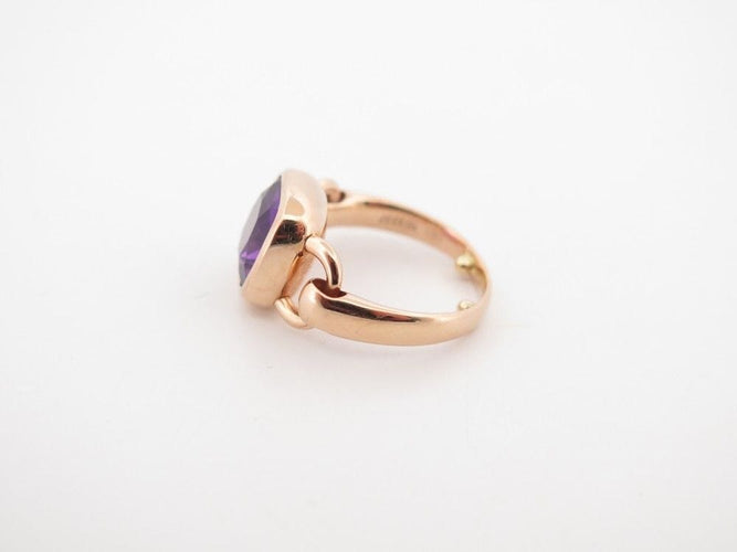 Bague 49 bague POIRAY indrani gm amethyste en or rose 58 Facettes 259050