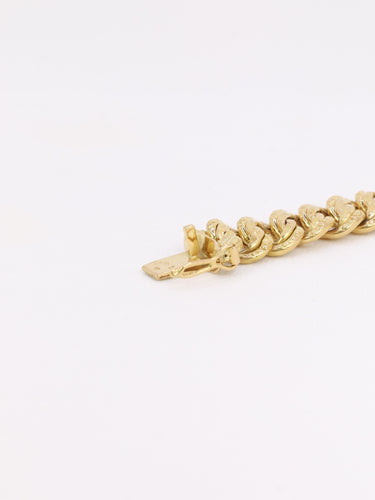 Bracelet Bracelet maille américaine or jaune 1,2 cm 58 Facettes 1190.2