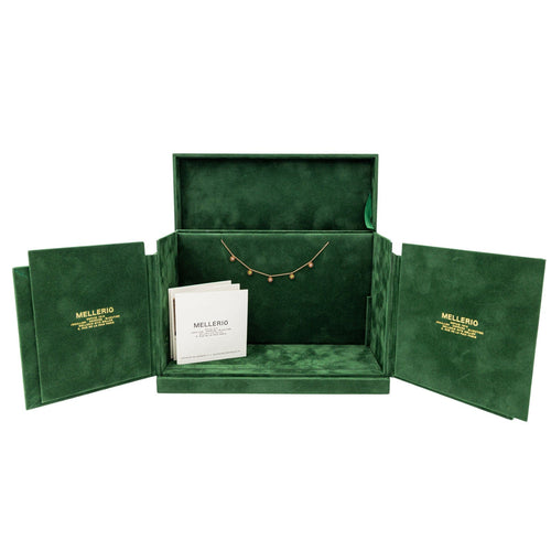 Collier Mellerio Collier Le petit Cactus Or rose Saphir 58 Facettes 3112161CN