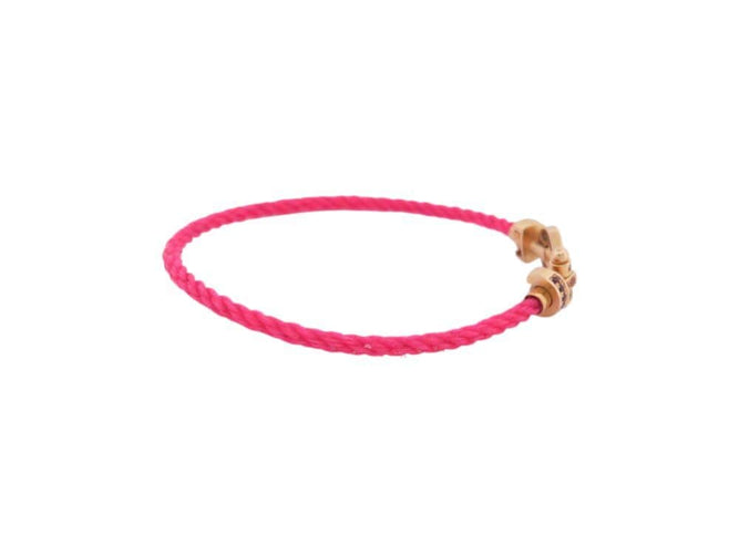Bracelet bracelet FRED force 10 mm 0b0156 t15 rubis saphir or rose 18 carats 58 Facettes 269168