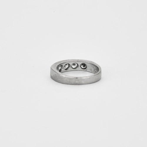 Bague jonc avec diamants 58 Facettes 240250