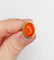 Bague 43 Bague cocktail or rose, cabochon de corail, Art Déco 58 Facettes A06379