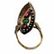Bague 52 BAGUE NAVETTE EN OR JAUNE AVEC RUBIS ET ÉMERAUDE 58 Facettes A2541