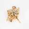 Boucles d'oreilles Clip ballerine en or bicolore et diamants 58 Facettes AB37