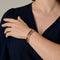 Bracelet Bracelet en or jaune à motif de chevrons 58 Facettes SAP0392