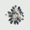 Bague 56.5 BAGUE RÉTRO DES ANNÉES 1950 EN OR 18 KT AVEC DIAMANTS ET SAPHIRS 58 Facettes Q933A(901)