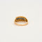 Bague Bague motif tresse en or jaune, saphir et diamants 58 Facettes LP775/13