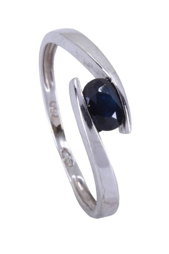 Bague 53 BAGUE MODERNE SAPHIR 58 Facettes 086941