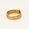Bague 58.5 Bague semainier vintage en or jaune 58 Facettes