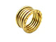 Bague 58 BVLGARI - Collection Bzero1, bague or jaune n°58 58 Facettes