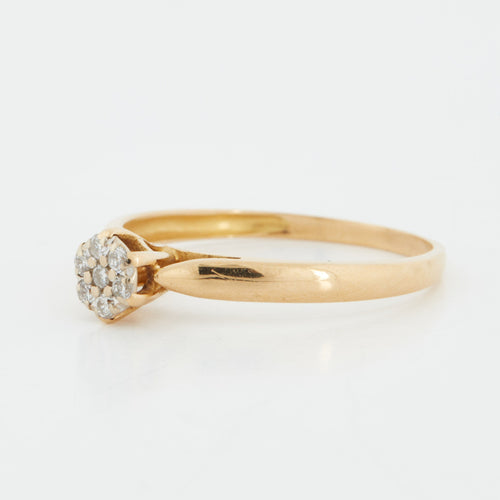 Bague 58 BAGUE EN OR JAUNE 18 CARATS 58 Facettes REF 8020/19