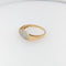 Bague 54 Bague en or jaune 21 diamants 58 Facettes 29033