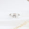 Bague 54 Anillo solitaire en or blanc 18k et diamant 0,25 ct 58 Facettes 131631