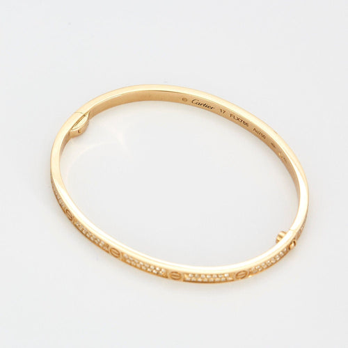 Bracelet CARTIER - Bracelet LOVE or jaune diamants 58 Facettes