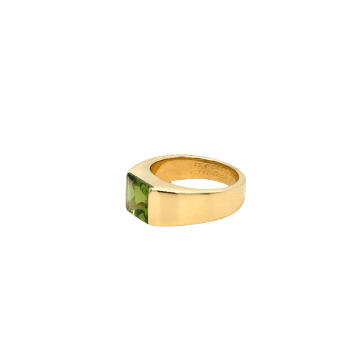 Bague 53 Cartier - Bague Tank péridot Or jaune 58 Facettes 1.0000204/1