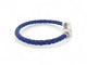 Bracelet bracelet FRED force 10 gm ob0050 t15 or blanc 18k diamants 0.9ct 2 cables 58 Facettes 269619