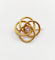 Broche Broche fleur art nouveau en or 18k et diamant taille rose 58 Facettes A06423