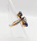 Bague 49 Bague marquise antique or 18k diamant 0,70 carats et saphirs (circa 1900) 58 Facettes A06104