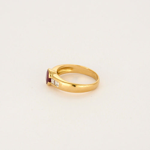 Bague 53 Rubis et Diamants 58 Facettes LP1319/11