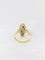 Bague 52 Bague marquise vintage or diamants saphirs calibrés 58 Facettes J176