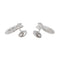 Boucles d'oreilles Boucles d'oreilles Puces Or blanc Diamant 58 Facettes 3230362CN