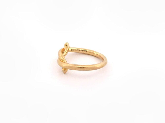 Bague 50 bague CARTIER entrelaces en or jaune 58 Facettes 264060