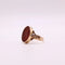 Bague Bague Empire Intaillée Cornaline Homme casqué 58 Facettes