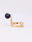 Bague 57 Bague moderniste or jaune sodalite 58 Facettes 1087.16