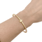 Bracelet Bracelet Tiffany & Co., "Tiffany T", or jaune, diamants. 58 Facettes 34364