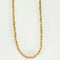 Collier Collier or jaune maille forçat torsadée 58 Facettes LP528