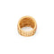 Bague 53 Bague bandeau or jaune entourée de pierres de couleurs 58 Facettes 1