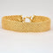 Bracelet Bracelet Paillasson or jaune 58 Facettes LP617/4