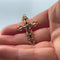 Pendentif Pendentif Croix Or Jaune 18k 58 Facettes 3-PED1-GS37602