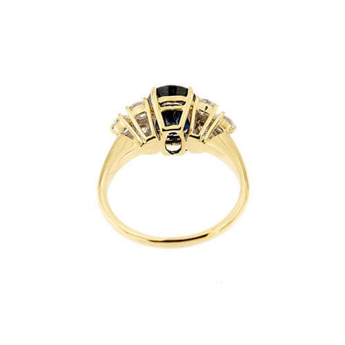 Bague saphir et diamant