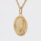 Pendentif Médaille Vierge Marie or jaune 58 Facettes CVP108