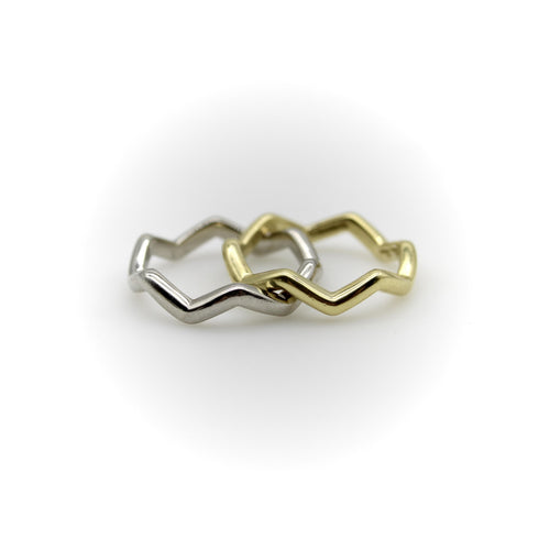 55 Tiffany & Co. - Vintage Gold Zig Zag Paloma Picasso Ring 58 Facettes A2006Q
