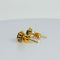 Boucles d'oreilles Boucles d'oreilles en or avec saphir et diamants 58 Facettes 2411030