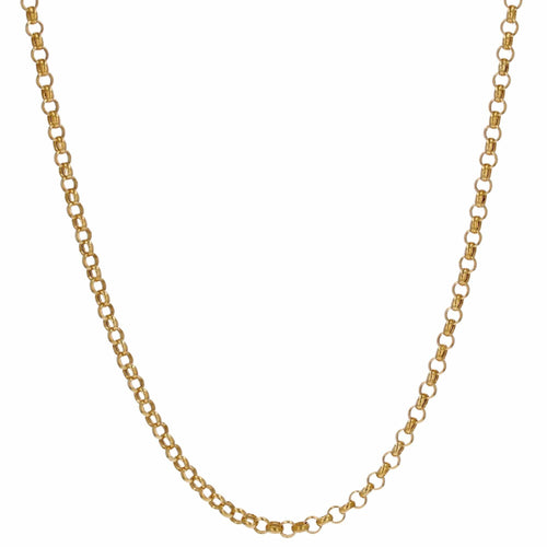 Collier Chaine or jaune maille jaseron d'occasion 58 Facettes 16-282