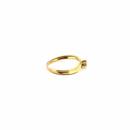 Bague 49 Solitaire Or Jaune Diamant 58 Facettes 80-GS28784