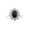 Bague Bague avec saphir et diamants 58 Facettes 29746