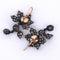 Boucles d'oreilles Boucles d’oreilles victoriennes en or 12k, argent 925 et diamants 58 Facettes OR14