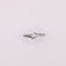 Bague Solitaire diamants et or blanc serti couteau et pavage sur le corps 58 Facettes