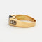 Bague 53 Bague or jaune saphir et diamants 58 Facettes 240402