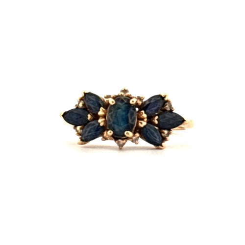 Bague 53 Bague Or Jaune Topazes 58 Facettes
