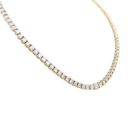 Collier Collier rivière or jaune, diamants. 58 Facettes 33669