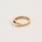 Bague 54,5 Bague jonc en or rose et diamants 58 Facettes CAL22182
